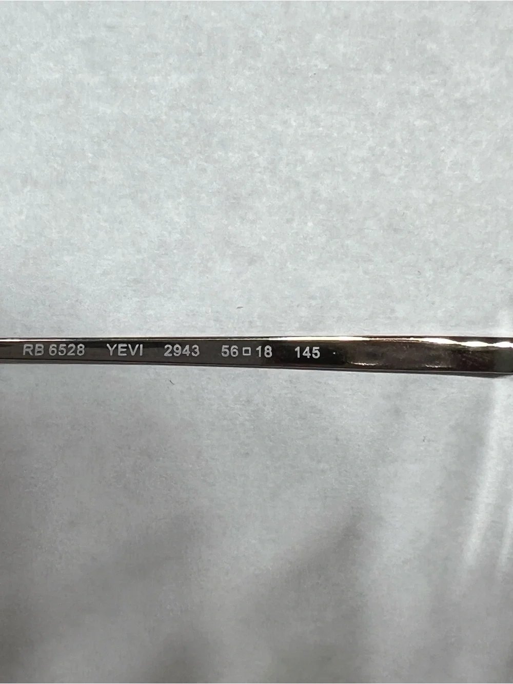 Ray-Ban 6528 Yevi Slim Metal Eyeglass. - Picture 5 of 5